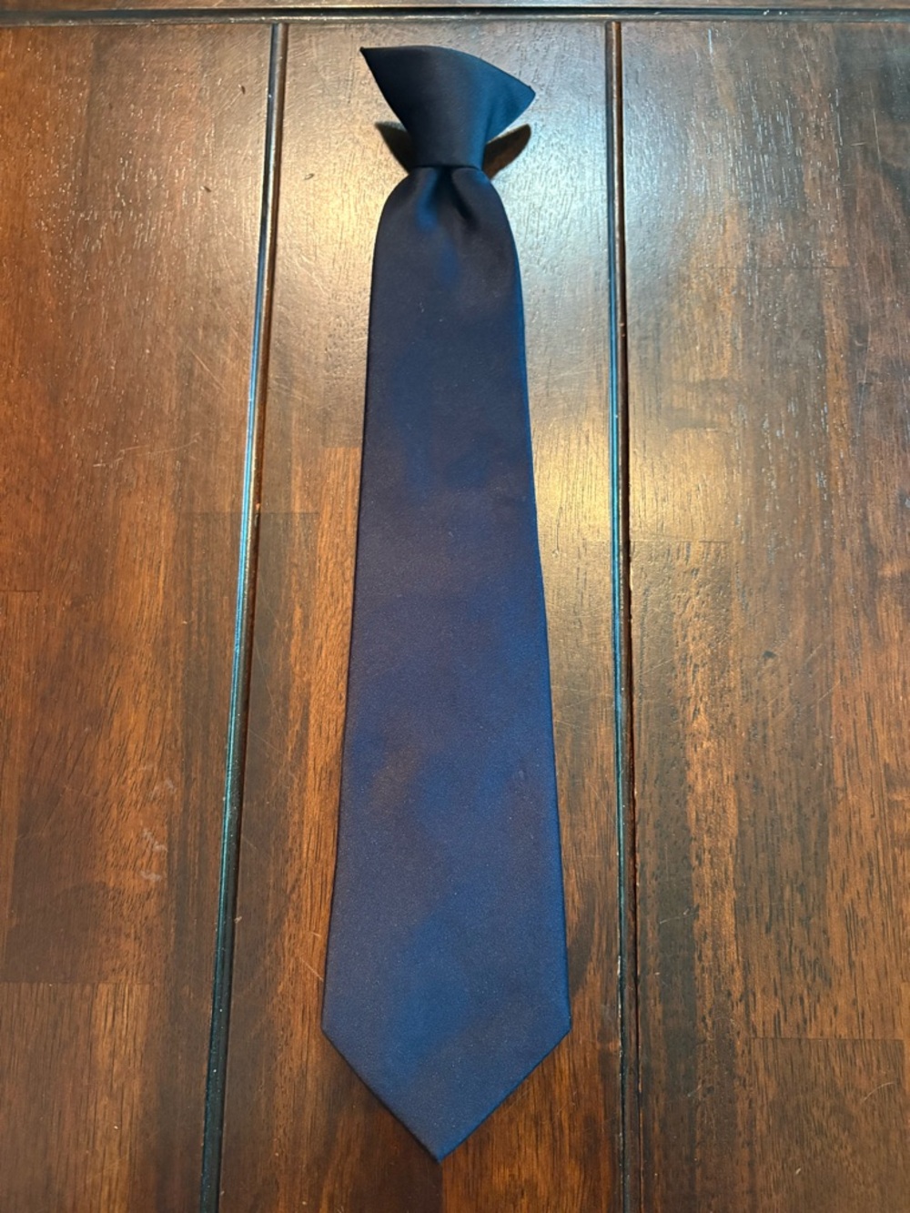 Umo Lorenzo Boy’s Navy Blue Clip On Tie